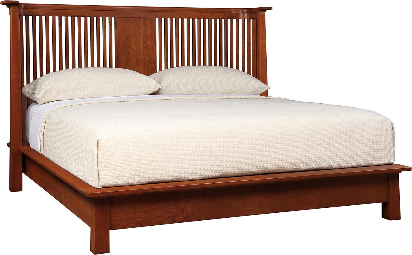 Stickley Oak Mission Classics 4P0318063 King Platform Bed Williams
